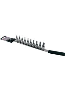 Cruztools Torx, zestaw bitów nasadowych , kolor: srebrny/czarny