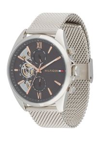 Tommy Hilfiger Heren Analoog horloge 'BAKER' rose-goud / zwart / zilver One Size