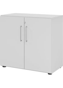 VERA-ZWO - Armario de oficina, H x A x P 748 x 800 x 420 mm, 1 balda, gris luminoso