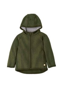 Disana Kids Walk-Jacke Zipp Wollen vest Kinderen (74/80 |olijfgroen)