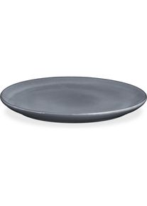 Enne Interior Geta Dessert Plate, Smokey Grey, Teller, Grau