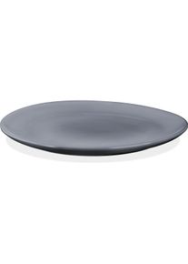 Enne Interior Geta Dinner Plate, Smoky Grey, 27 cm, Teller, Grau