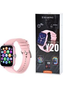 Senbono LADY Y20 SPORTS SMARTWATCH - METAL IP67 CASE Display: 1.7 inch 240 * 280 - SPORT FUNCTIONS A, Smartwatch