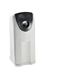 Recipiente para separar materiales Maxi Envirobin, capacidad 140 l, tapa con orificio de introducción, módulo superpuesto gris