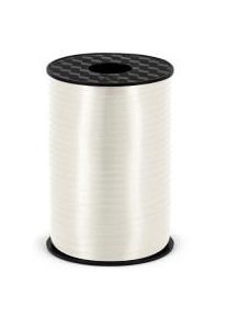 partydeco 25m satin gift ribbon white 1.2cm