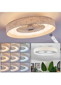 hofstein Benasal ceiling light, Ceiling fan light LED white, 1-light source, Remote control