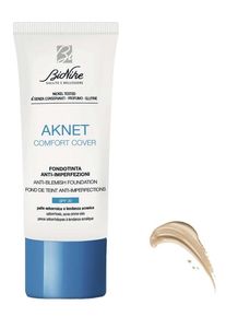 Bionike AKNET COMFORT COVER SPF30 Ivoire krycí tekutý make-up, proti nedokonalostiam pleti 30 ml