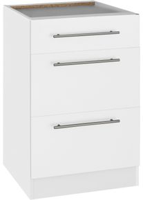 Wiho-Küchen Wiho Küchen Unterschrank »Unna« 50 cm breit in weiß, Größe B/H/T: 50 cm x 82 cm x 57 cm