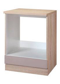 Wiho-Küchen Wiho Küchen Herdumbauschrank »Montana« 60 cm breit in braun, Größe B/H/T: 60 cm x 85 cm x 60 cm