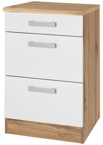 Kochstation Unterschrank »KS-Toronto« in weiß, Größe B/H/T: 50 cm x 85 cm x 60 cm