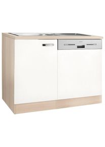 Optifit Spülenschrank »Faro« in weiß, Größe B/H/T: 110 cm x 84,8 cm x 60 cm