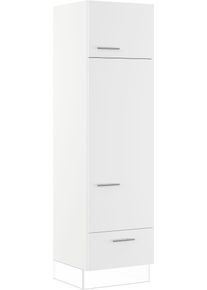 Impuls Küchen Kühlumbauschrank »"Valencia" in weiß, Größe B/H/T: 60 cm x 205,1 cm x 57,6 cm