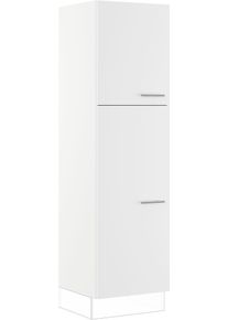 Impuls Küchen Kühlumbauschrank »"Valencia" in weiß, Größe B/H/T: 60 cm x 205,1 cm x 57,6 cm