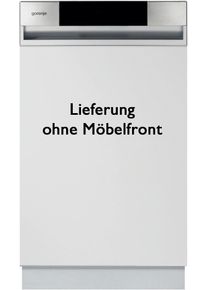 Gorenje teilintegrierbarer Geschirrspüler Geschirrspüler »GI520E15X« 9 Maßgedecke in silberfarben, Größe 0
