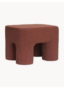 Ferm Living Kids Taburete infantil artesanal Podo Terracota Algodón An 34 x Al 25 cm