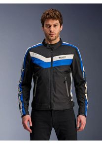Alpinestars T-Dyno WR, casaco têxtil , cor: Preto/Azul/Branco , tamanho: M