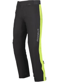 Modeka Hydroflex, pantaloni da pioggia donna , colore: Nero/Giallo Fluo , dimensione: 36