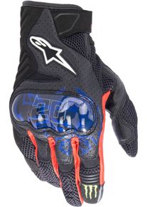 Alpinestars FQ20 SMX-1 Air V2 Monster, gloves , color: Black/Blue/Light Red/Green , size: 3XL