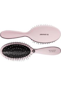 HH Simonsen Grzebienie i szczotki Wonder Brush Midi Dusty Rose Szczotka płaska Unisex