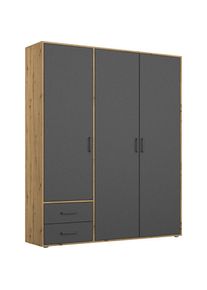 Rauch, Dreht&uuml;renschrank &raquo;Kleiderschrank Schrank Garderobe W&auml;scheschrank VOYAGER&laquo; in 3 verschiedenen Ausstattungen BASIC/CLASSIC/PREMIUM, moderne 