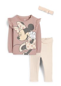 C&Amp;A Minnie-completo per neonate-3 pezzi, Rosa, Taille: 74