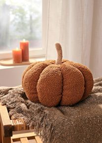 Cuscino arredo a forma di zucca, Arancione, Taglia 0 (Cuscino), bonprix