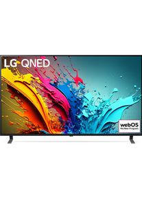 LG 55QNED85T6C (138.8 cm (55 Zoll), schwarz, UltraHD/4K, HDR10, Triple-Tuner, KI Prozessor, 120Hz Panel (55", QNED85, QNED, 4K, 2024), TV, Blau