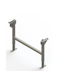Gura Dubbele staander, verzinkt, baanbreedte 600 mm, verstelbereik 380 - 580 mm