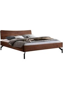 Hasena Holzbett »Albinia« Massivholzbett Albinia in braun, Größe Liegefläche B/L: 180 cm x 210 cm