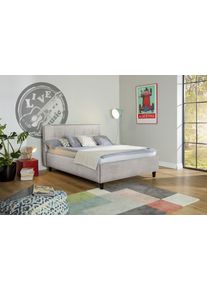 Alina Polsterbett »Hakon« wahlweise mit Matratze und Lattenrost in grau, Größe Liegefläche B/L: 180 cm x 200 cm