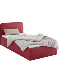 Westfalia Schlafkomfort Polsterbett inkl. Bettkasten bei Ausführung mit Matratze in rot, Größe B/H/L: 110 cm x 42 cm x 210 cm
