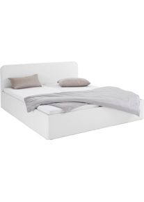 Westfalia Schlafkomfort Polsterbett inkl. Bettkasten bei Ausführung mit Matratze in weiß, Größe Liegefläche B/L/H: 160 cm x 200 cm x 55,00