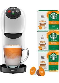 Nescafé DOLCE GUSTO Nescafé Dolce Gusto Kapselmaschine »KP2431 Genio S« inkl. 3 Pakete Starbucks Caramel Macchiato im Wert von UVP 17,97 € in weiß