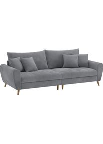 Mr. Couch Big-Sofa »Blackburn II« Mit Kaltschaumpolsterung bis 140 kg belastbar in grau, Größe B/H/T: 260 cm x 71 cm x 108 cm