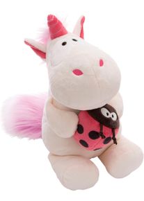 Nici Kuscheltier »Theodor & Friends, Einhorn Theodor mit Marienkäfer, 45 cm« in weiß