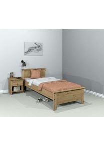 Home Affaire Massivholzbett »Indra in beige, Größe Liegefläche B/L: 90 cm x 200 cm