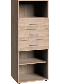 wimex Standregal »Multiraumkonzept« planbar und erweiterbar in braun, Größe B/H/T: 45 cm x 126 cm x 40 cm