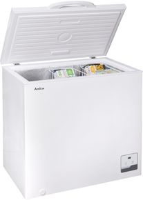 Amica Gefriertruhe »FS196.3 / GT 313 105 W« 83,5 cm hoch 82,3 cm breit in silberfarben, Größe B/H/T: 82,3 cm x 83,5 cm x 55,6 cm