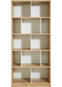 wimex Standregal »Joker« Bücherregal in grau, Größe B/H/T: 90 cm x 198 cm x 38 cm