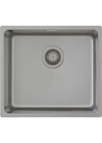 respekta Einbauspüle in silberfarben