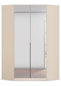 Rauch Eckkleiderschrank »Kleiderschrank Schrank Ankleidezimmer Schlafzimmer Garderobe AGORDO« in zwei Griff-Farben in beige, Größe B/H/T: 117 cm x...