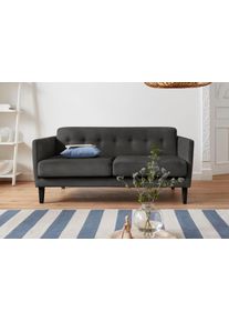 Andas 2-Sitzer »Raadal« in geradliniger skandinavischer Optik in grau, Größe B/H/T: 161 cm x 74 cm x 84 cm