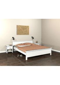 Home Affaire Massivholzbett »Indra in weiß, Größe Liegefläche B/L: 180 cm x 200 cm