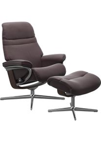 stressless Relaxsessel »Sunrise« Set in rot, Größe B/H/T: 83 cm x 105 cm x 74 cm