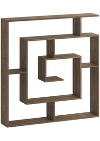 Decortie Bücherregal »Labirent Bücherregal« Packung, Leichte Montage, Lagerung, Platzsparend, Größe B/H/T: 125 cm x 129 cm x 22 cm