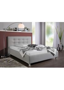 Maintal Polsterbett »Moiese« Bettseiten zerlegt in grau, Größe B/L/H: 152 cm x 210 cm x 27 cm