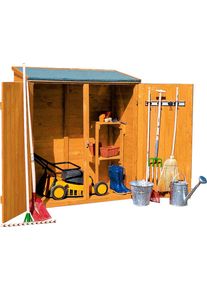 Promadino Garten-Geräteschrank in braun