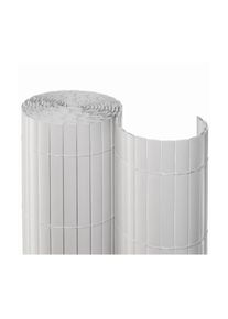 Noor Sichtschutzmatte PVC weiß Sichtschautzzaun, 0,9x3 m
