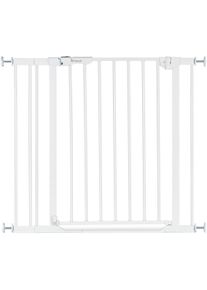 hauck Türschutzgitter »Clear Step Autoclose 2 Set inklusive Verlängerung 9 cm in weiß, Größe B/H/T: 84 cm x 77 cm x 1,5 cm