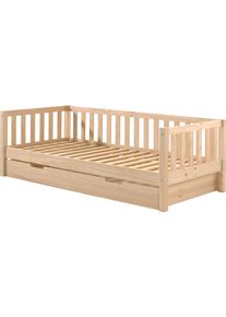 Vipack Einzelbett »Sprossenumrandung in beige, Größe Liegefläche B/L: 90 cm x 200 cm